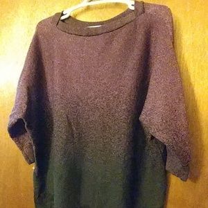 Sparkly 3/4 sleeve sweater